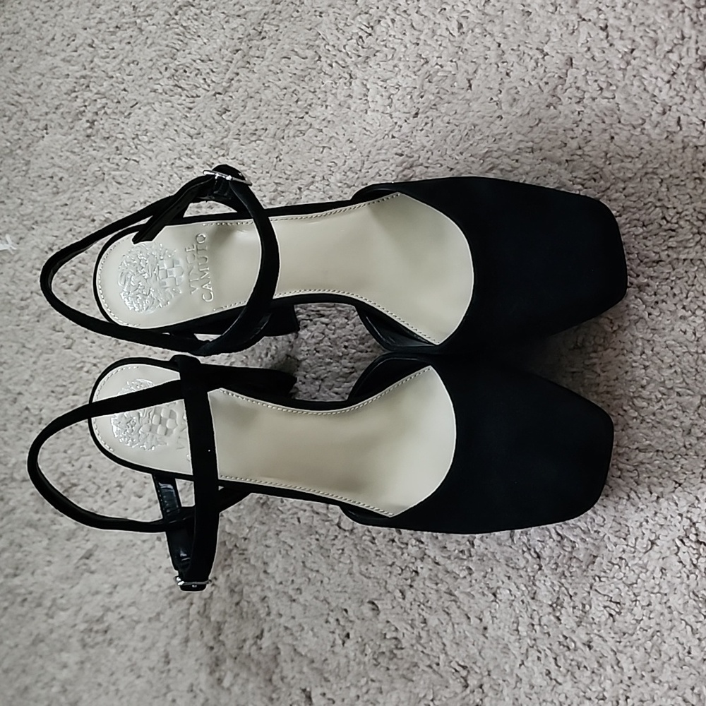 Vince Camuto Black Platform Pumps size 8.5